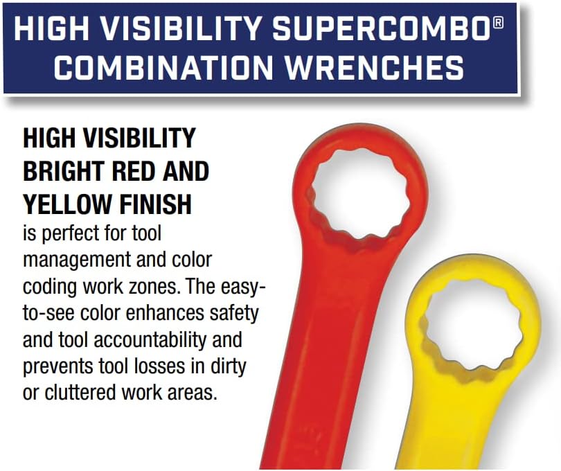 Miniatura 2 de Williams WS-1172RSC - Juego de llaves combinadas, 14 piezas, color rojo