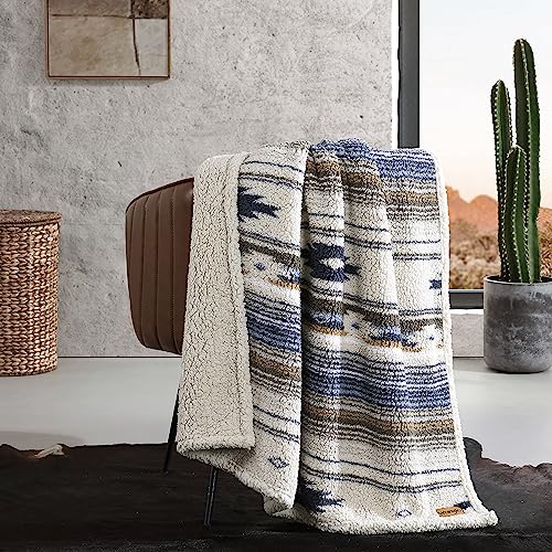 Wrangler - Sherpa Reverse Throw Blanket for Bed or Couch, 50 x 60 - image 2