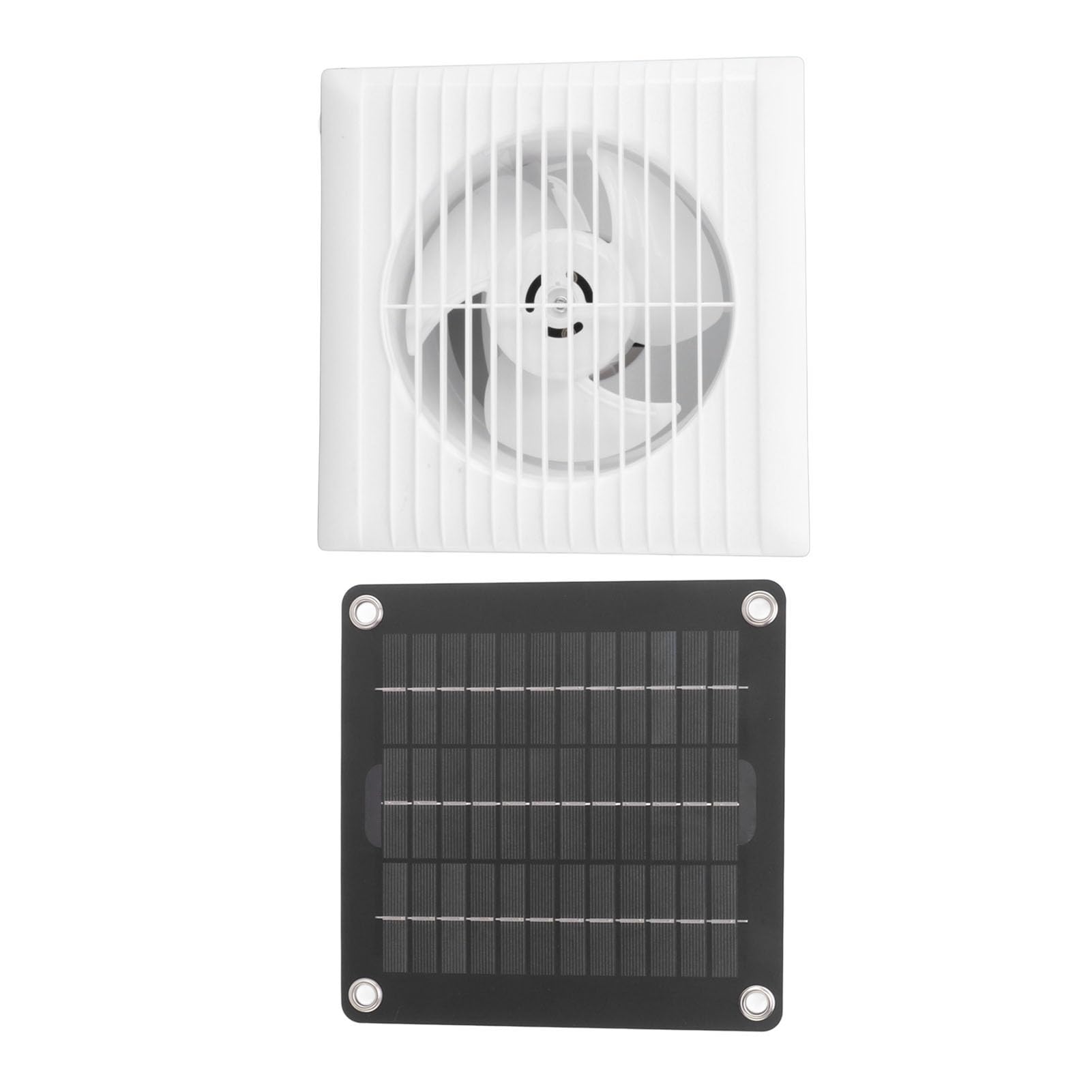 Ventilador Solar de Escape Resistent al Agua IP67, 6 Pulgadas 10W 12V para Cobertizo de Gallinero