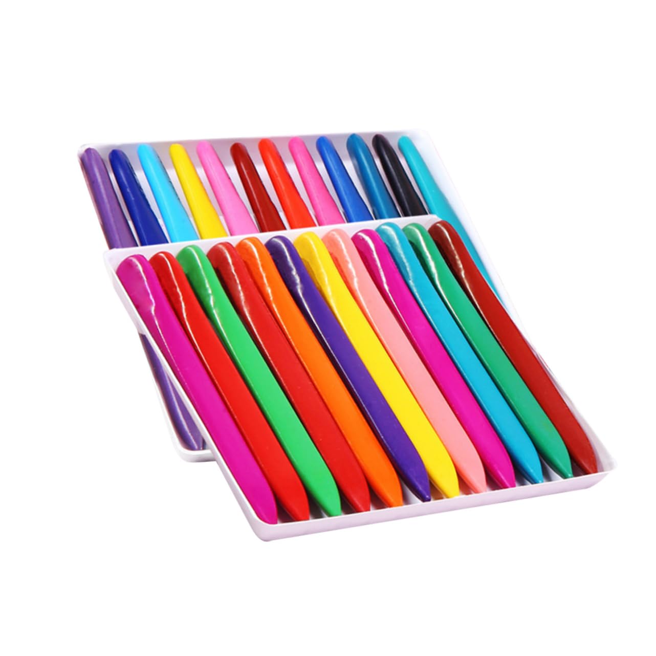 BESPORTBLE 1 Set Colors Washable Wax Pencil for Crayons Stationery for Arts Crafts School Projects and Creative Fun