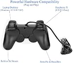 USB Wired Game Controller for Windows PC/Raspberry Pi Remote Controller Gamepad Gaming Joystick Dual Vibration Joypad for Laptop Desktop Computer(Windows 11/10/8/7) & Steam/Roblox/RetroPie/RecalBox