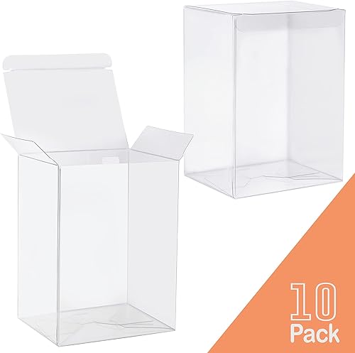 Miniatura 2 de JDS - Funda protectora para figuras de Funko Pop de 4 pulgadas (paquete de 10) caja de exhibición de plástico resistente extra gruesa y