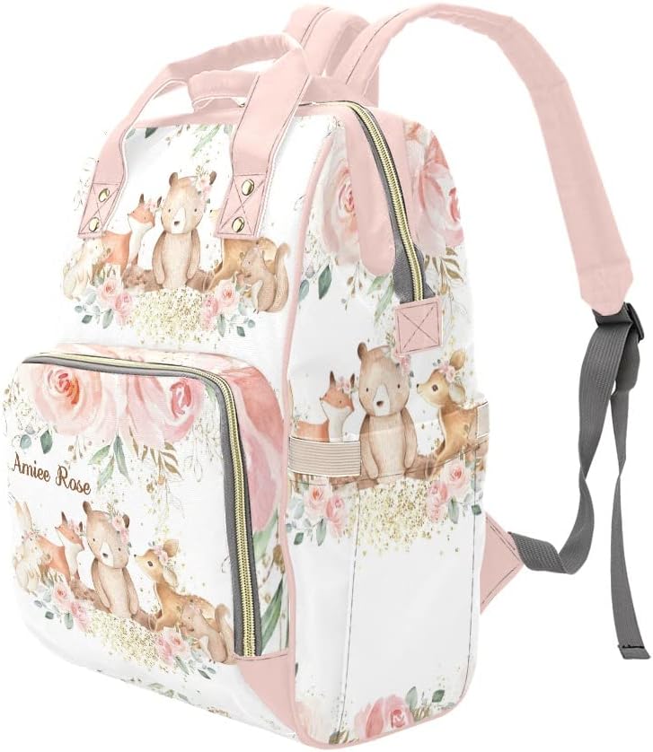 Farm Animal Diaper Backpack - Personalizable & Waterproof Baby Bag For Moms & Dads - View #10