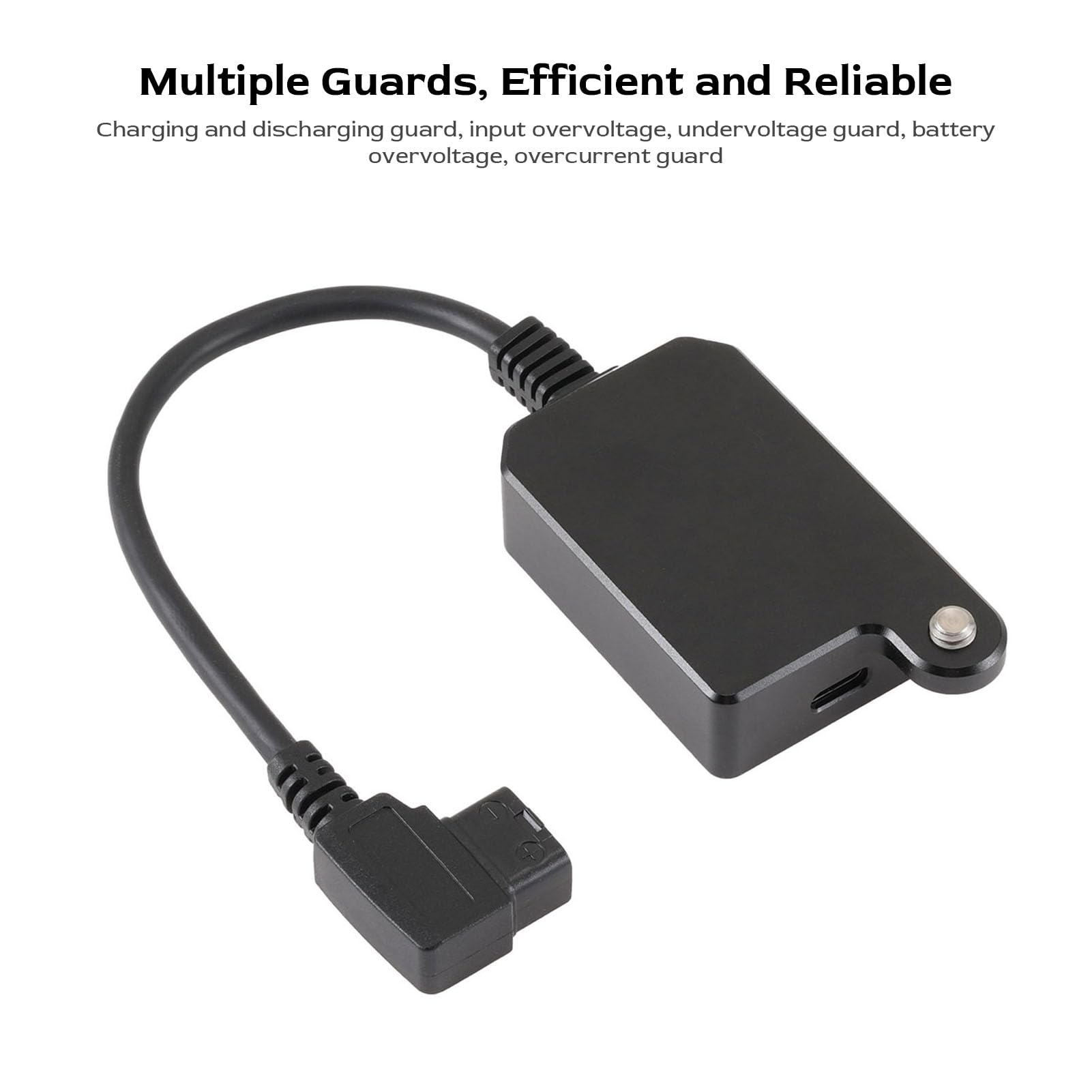 Cryfokt D Tap Type C Quick Charger 100W for V Mount Battery | Adaptacyjna regulacja napięcia, montaż śrubowy 1/4, wiele osłon zabezpieczających