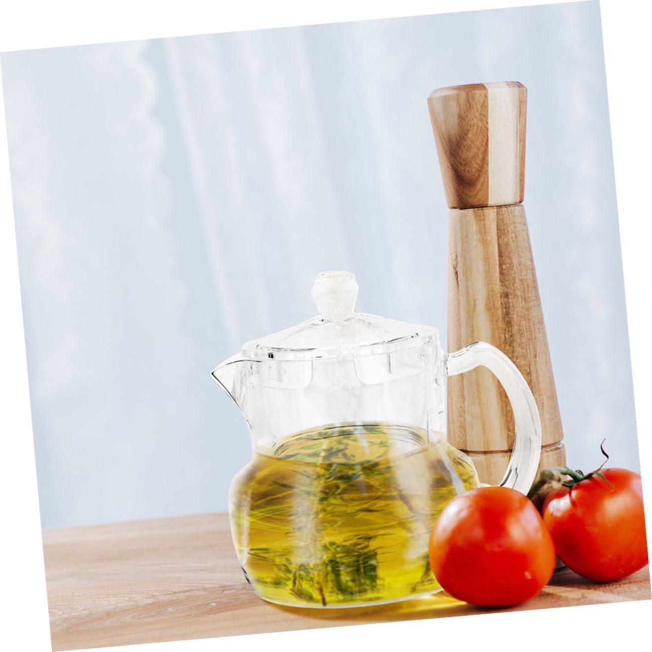 2pcs Acrylic Honey Pot with Lid Honey Storage Container and Syrup Dispenser for Kitchen Use Jar Syrup Dispenser Suitable for Home and Dining