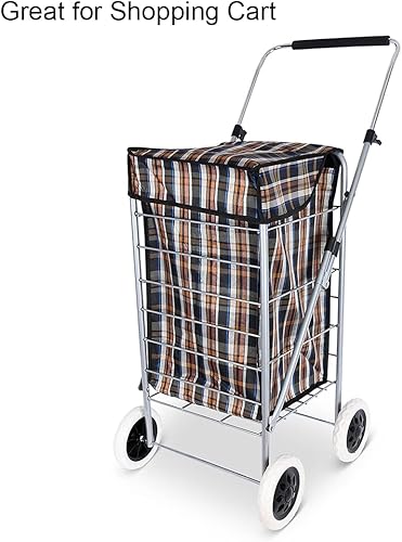 Miniatura 4 de uxcell Carrito de compras Rueda Reemplazo 6.5 Pulgadas Dia Goma Espuma Azul 2pcs (Capacidad de Carga 22Lbs Cada uno)