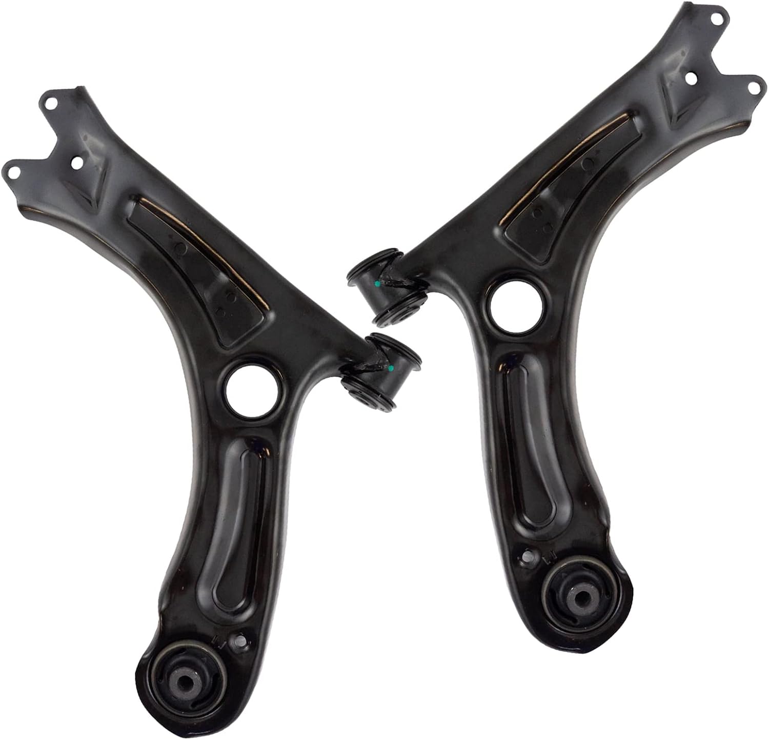 TRQ Front Lower Control Arm Set for 2011-2018 VW Jetta