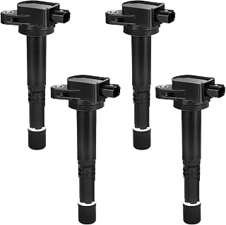 Ignition Coil Pack Compatible with Honda for Accord 2003-2007 for CRV 2007-2009 for Civic 2002-2011 Replace UF583 6732301 30520RRA007 30520PNA007 C1382 UF311 5C1382 61058637A GN10370 Set of 4