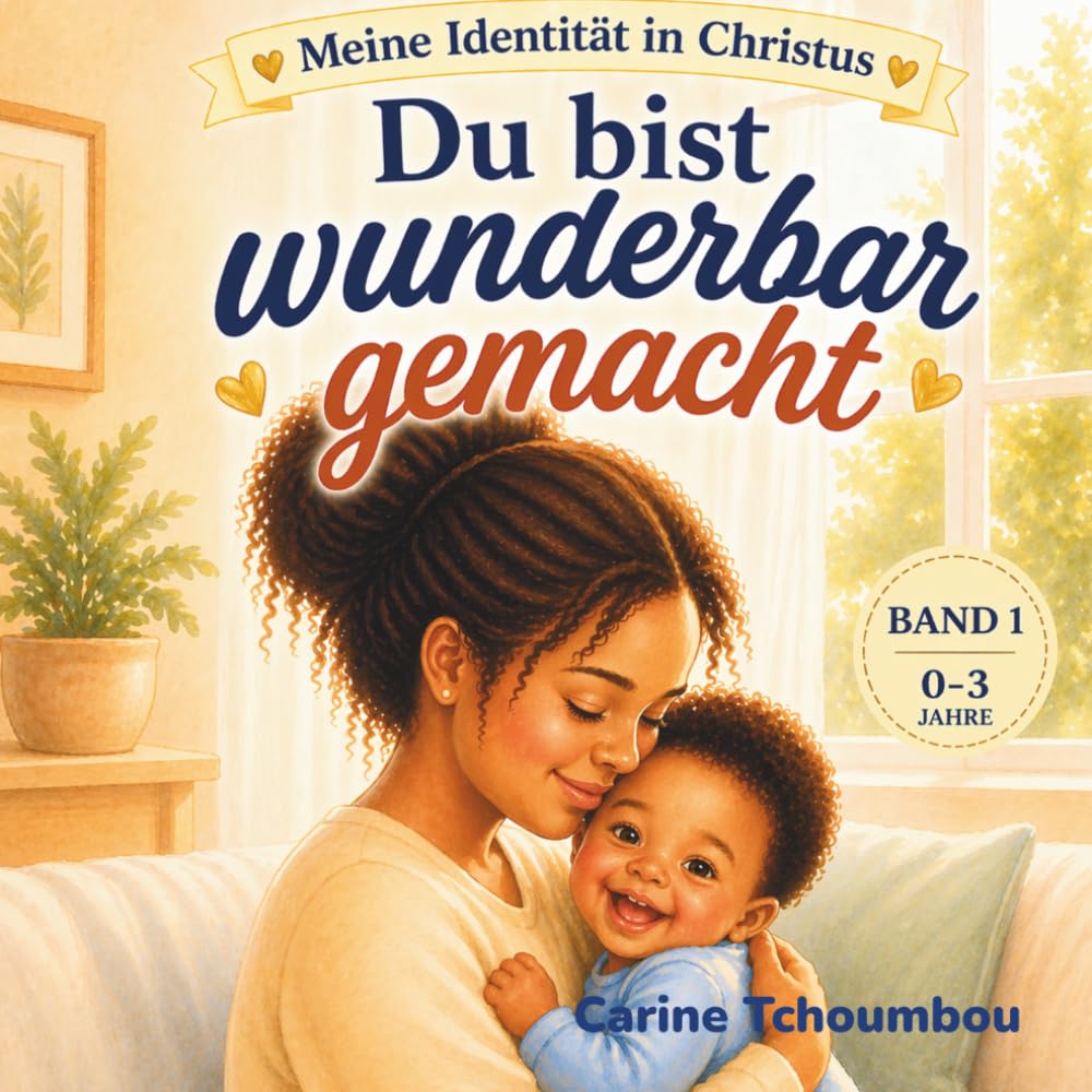 Du bist wunderbar gemacht: Ein liebevolles erstes Glaubensbuch für Kinder (0–3 Jahre)