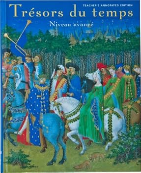 Hardcover Tresors Du Temps: Niveau Avance` (French and English Edition) Book