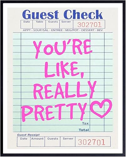 Arte de pared funky para mujer, decoración de pared con citas positivas, decoración inspiradora para dormitorio adolescente, bonita decoración de