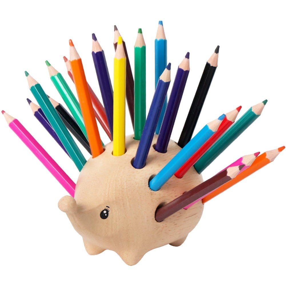 Boîte de rangement hérisson pour crayons le cadeau de papeterie original et utile