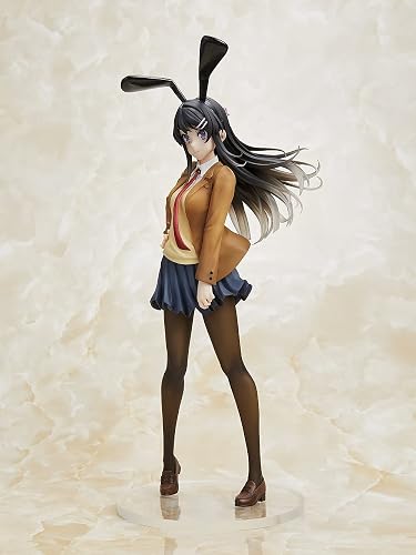 TAITO Aobuta Coreful Sakurajima Mai Uniform Bunny Ver. PVC Figure Figurine 20cm, Multiple Colors (T83677) - 2