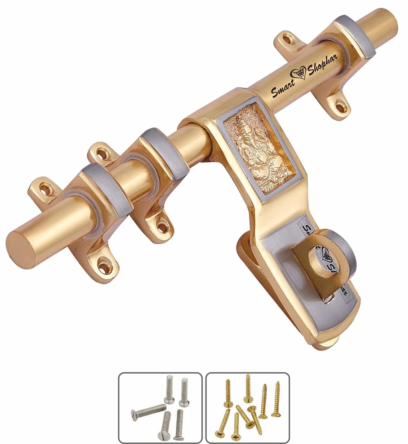 Brass Dead Bolts - Security Locks for Doors & Cabinets -4 Brass Dead Bolts - Security Locks for Doors & Cabinets -4