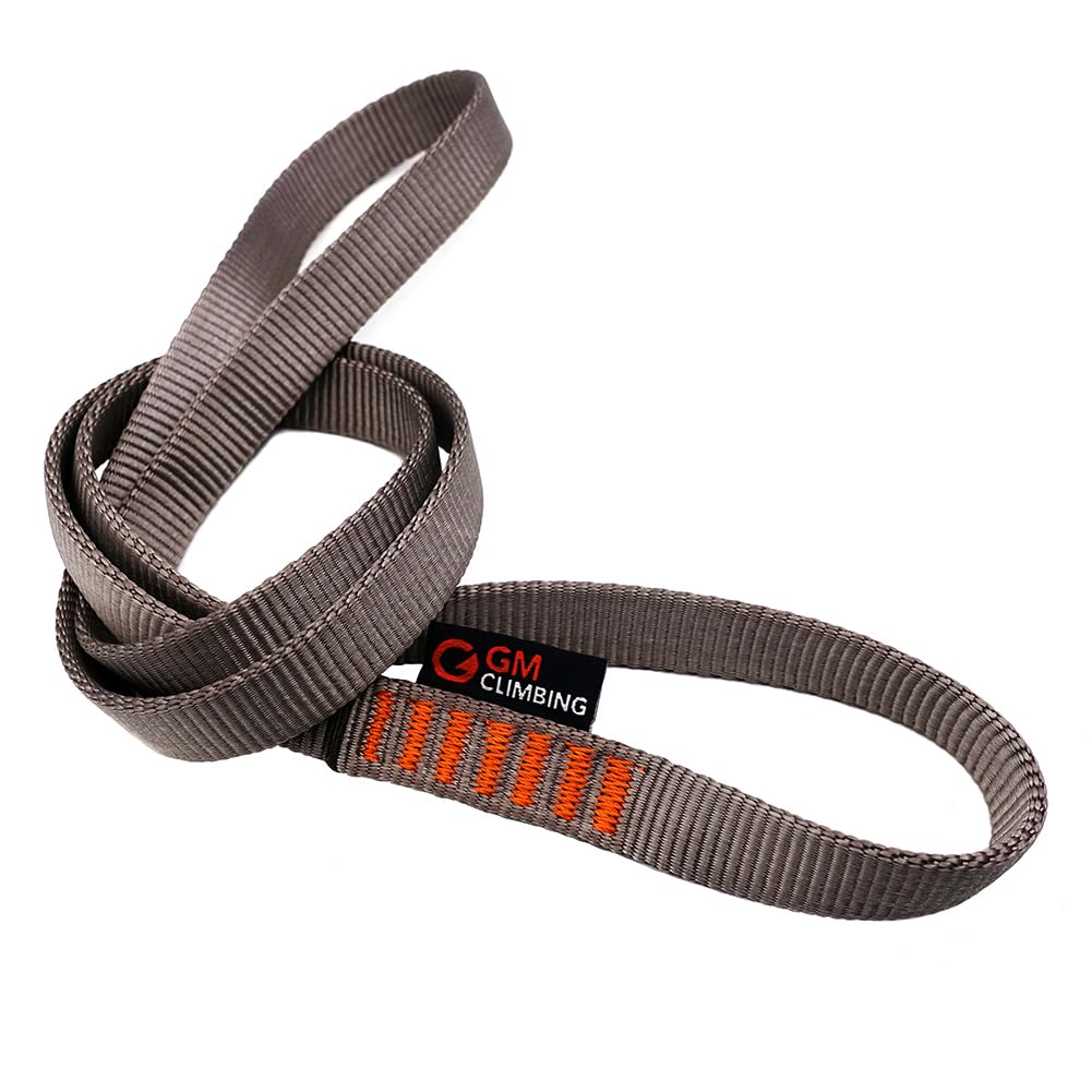 GM Climbing 22kN 0.6-inch (16 mm) Nylon Sling, Runner, Length 11.8 inches (30 cm), 23.6 inches (60 cm), 47.2 inches (120 cm), 3 Colors, CE/UIAA Certified