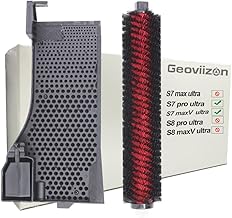 Cleaning Brush and Water Filter Assembly Accessories Compatible with Roborock S7 Pro Ultra/S7 MaxV Ultra Fully Automatic Empty Wash Fill Dock (for S7 Pro Ultra, S7 Maxv Ultra)