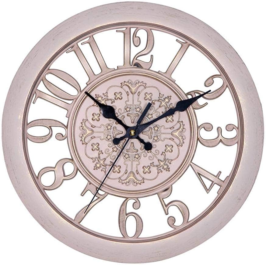 Outdoor Garden Wall Clock, Retro Creative Wall Clock Quartz Clock Garden Clocks Outdoor Waterproof Indoor Outdoor Decoration Outside Clock Outdoor Wall Clock Plastic 28cm Multicolo