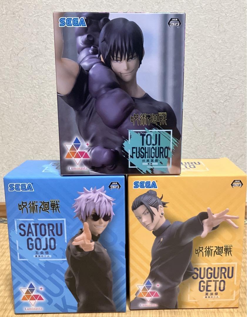 Amazon.co.jp: 呪術廻戦 五条悟 夏油傑 伏黒甚爾 フィギュアセット 