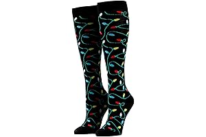 Women's Christmas Socks with Joyful Holiday Patterns - Light up Your Celebration!