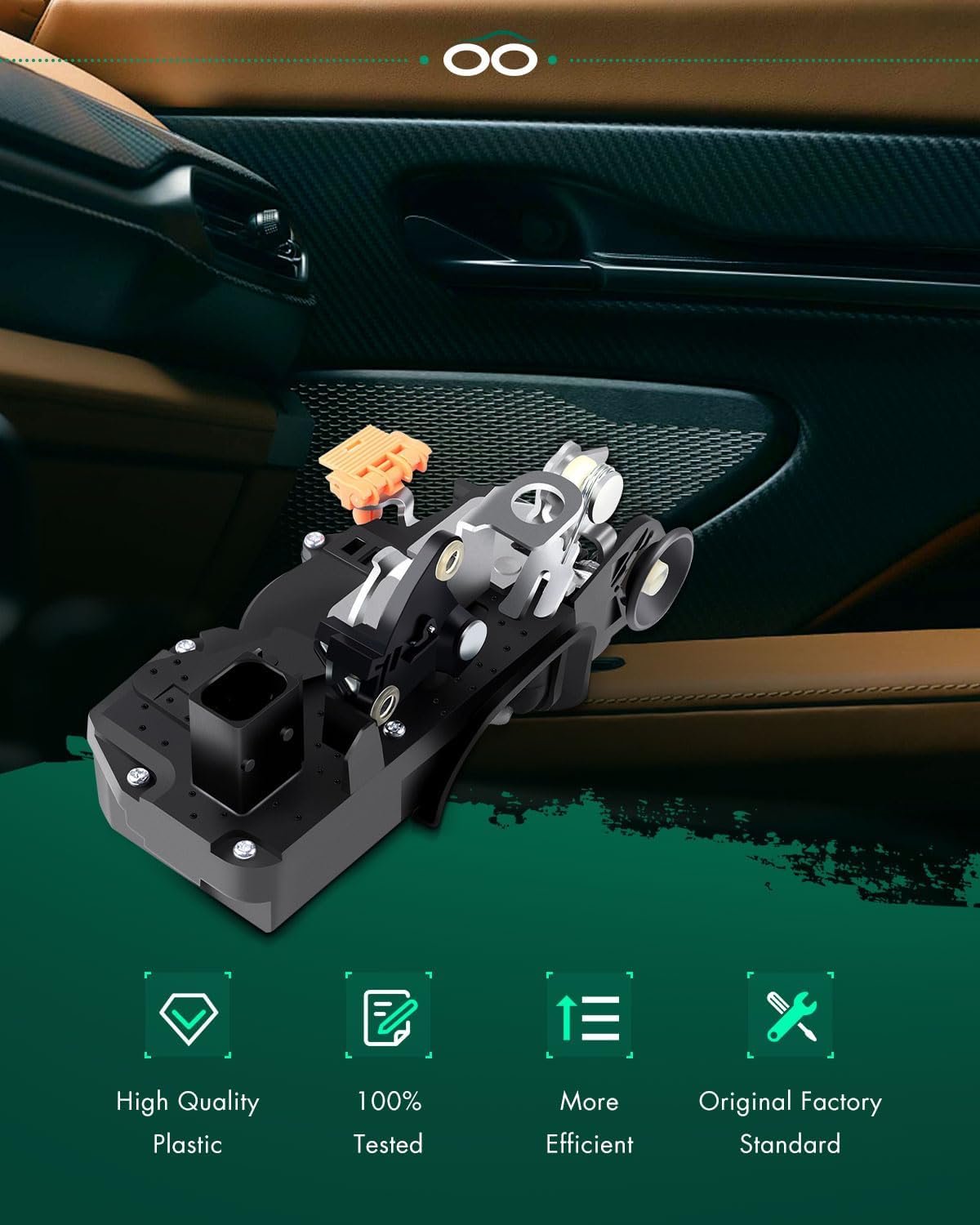 Power Door Lock Actuators Rear Left Door Latch Replacement Fits for 2008-2012 for Malibu 2008-2009 For Saturn Aura