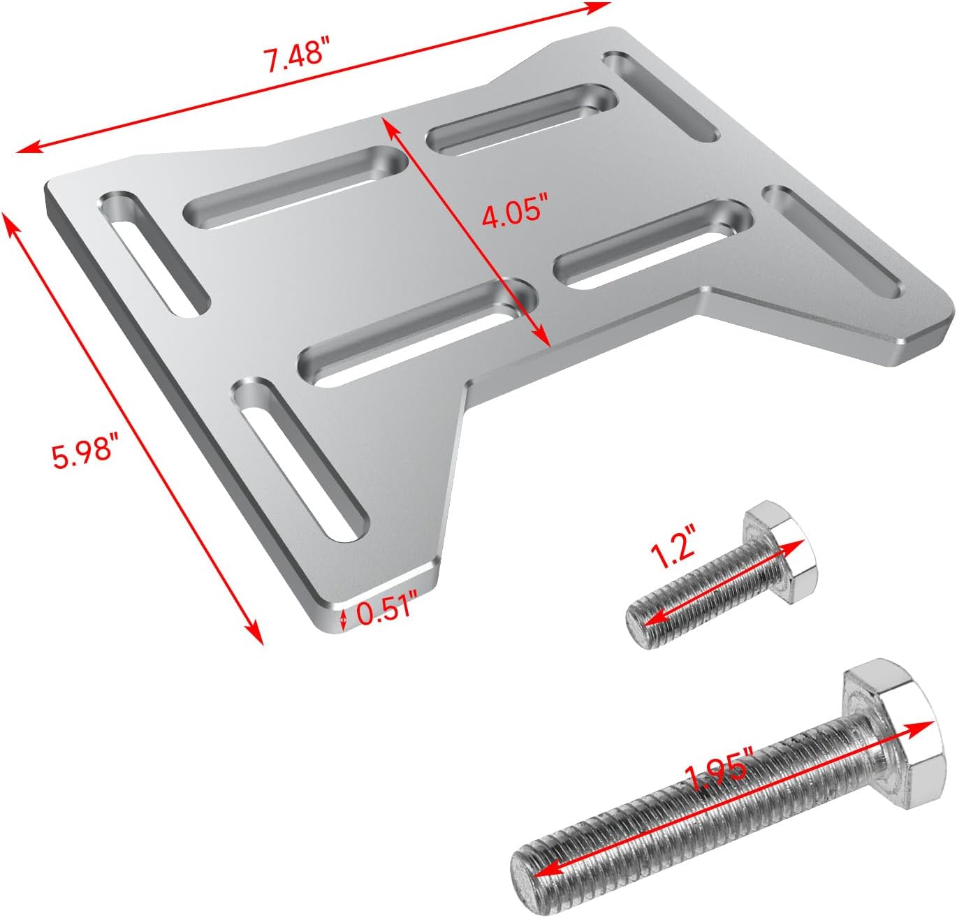 FVRITO Motor Engine Mount Adapter Plate for Predator 212cc 196cc 224cc 97cc Mini Bike Coleman CT200U BT200X CC100X Baja Doodlebug DB30 GX160 OHV Small Clone Engine Performance Parts