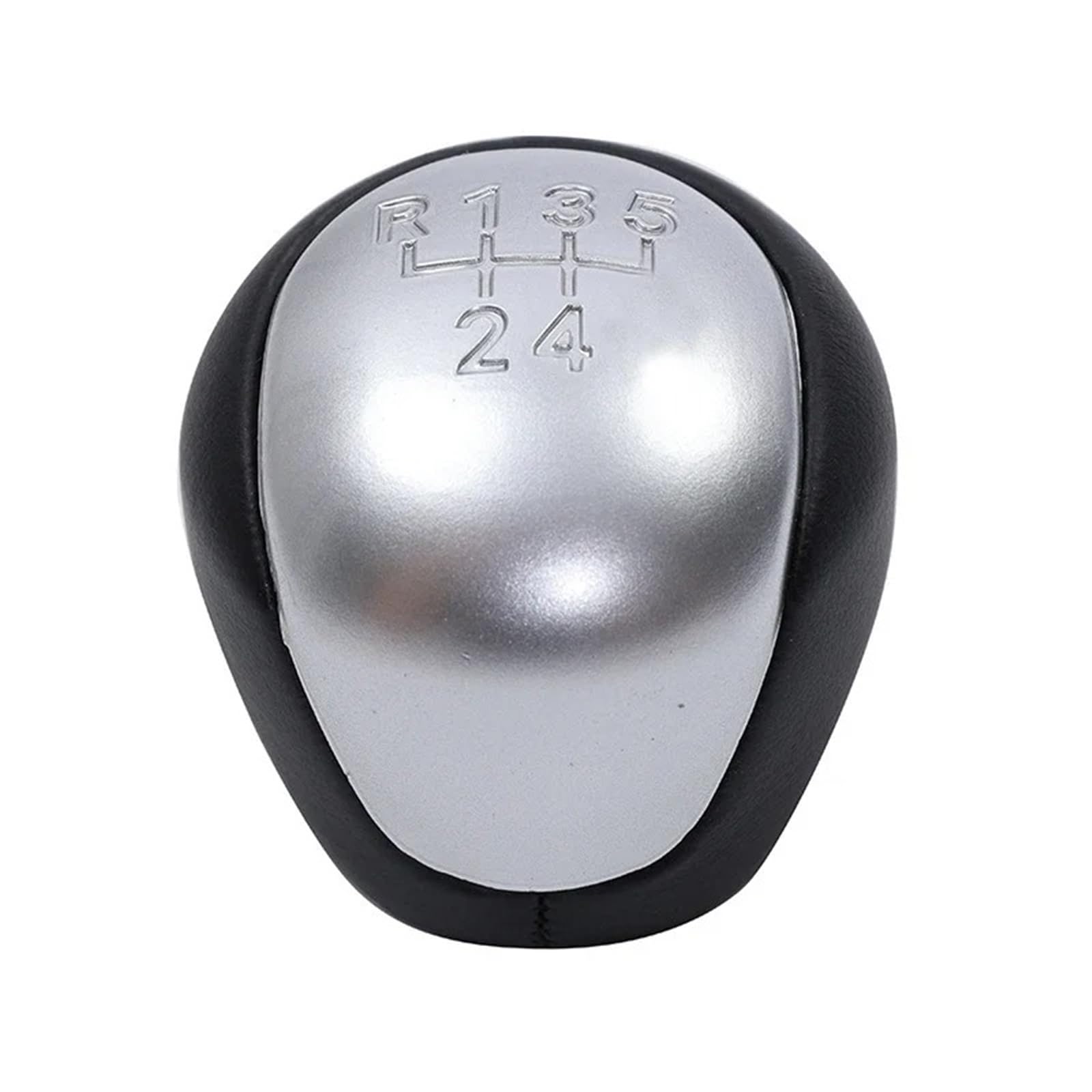 tusgt Knob Manual for Hyundai for I30 for Elantra Touring 2008 5 Speed Gear Shifter Knob Stick Lever Pen Handle Headball Manual(Silver)