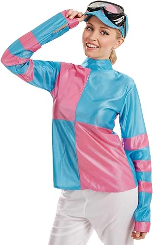 Miniatura 2 de fun shack Disfraz de jockey para mujer, disfraz de jinete de caballo para mujer, traje de jockey, disfraz de Halloween de jockey, disfraz ecuestre