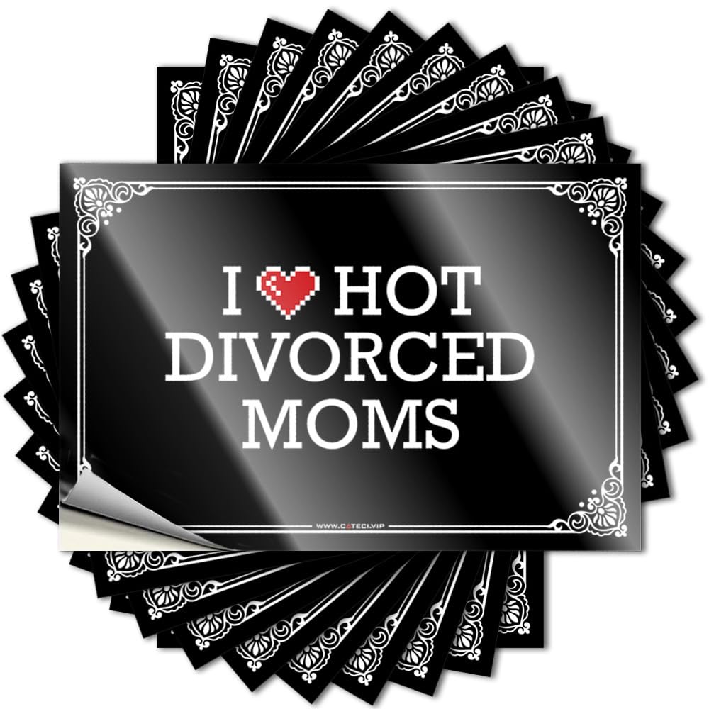 Stickers Accent, Hunting Bottle I Love Hot Divorced Moms | Core(12X18CM)