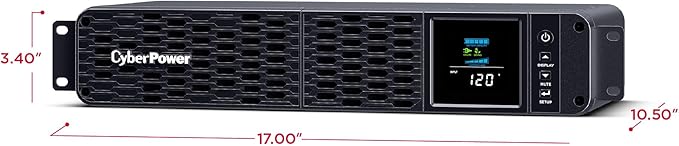 CyberPower CP1500PFCRM2U UPS Backup 1500VA/1000W 8 Tomacorrientes AVR miniatura 4