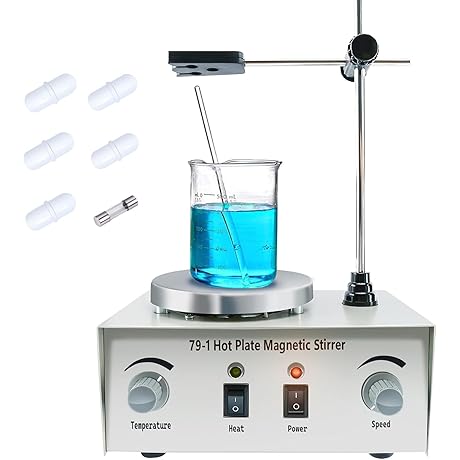 YaeCCC 1000ml Magnetic Stirrer Hot Plate, Ideal for Lab Experiments