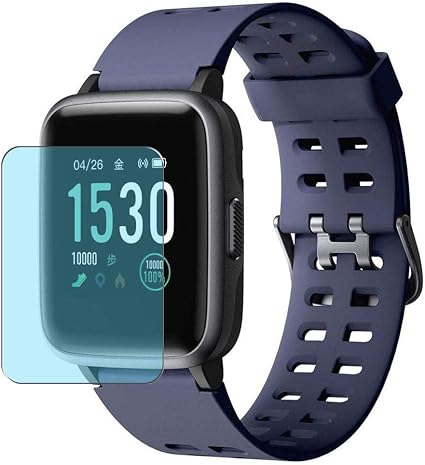 Vaxson - Pellicola protettiva anti-luce blu per smartwatch YONMIG/FITFORT/ LIFEBEE/Lintelek/BYTTRON/Delvfire/Almabner/Vicsainteck/HolyHigh da 1,3  pollici, non in vetro temperato, 3 pezzi : Amazon.it: Elettronica