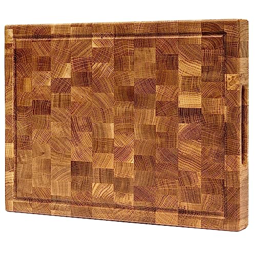 Pyprojectend Grain Oak Wood Cutting Board 16X12 In Butcher Chopping Block (16X12) #TOP4
