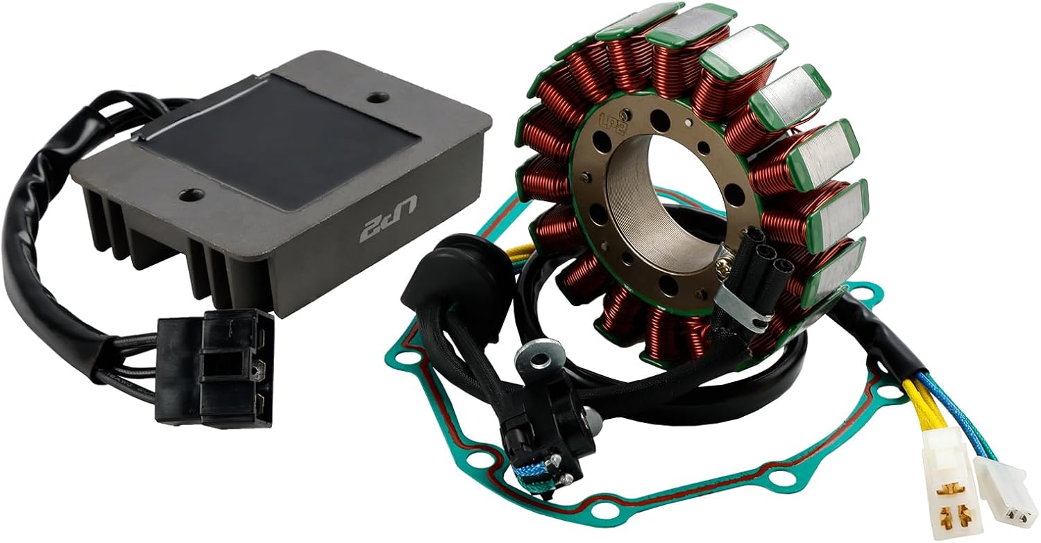 Artudatech Regulator Stator Rotor Gasket Kit Fit for Suzuki GSX1300R GSX1300 Hayabusa 1300 1999-2007, GSX1300RZ GSX1300 Hayabusa 1300 1999 2000 2001 2002 2003-2007 32101-24F00 32101-24F10 11483-24F00