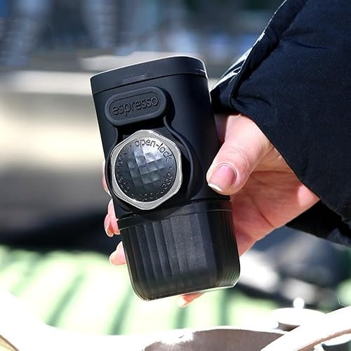 Miniatura 6 de Vctitil Cafetera portátil para café expreso, mini cafetera de viaje prensada a mano, no necesita electricidad, máquina de café expreso de mano,
