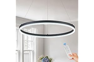 Modern LED Ring Chandelier: Enhance Your Ambiance with Style and Illumination