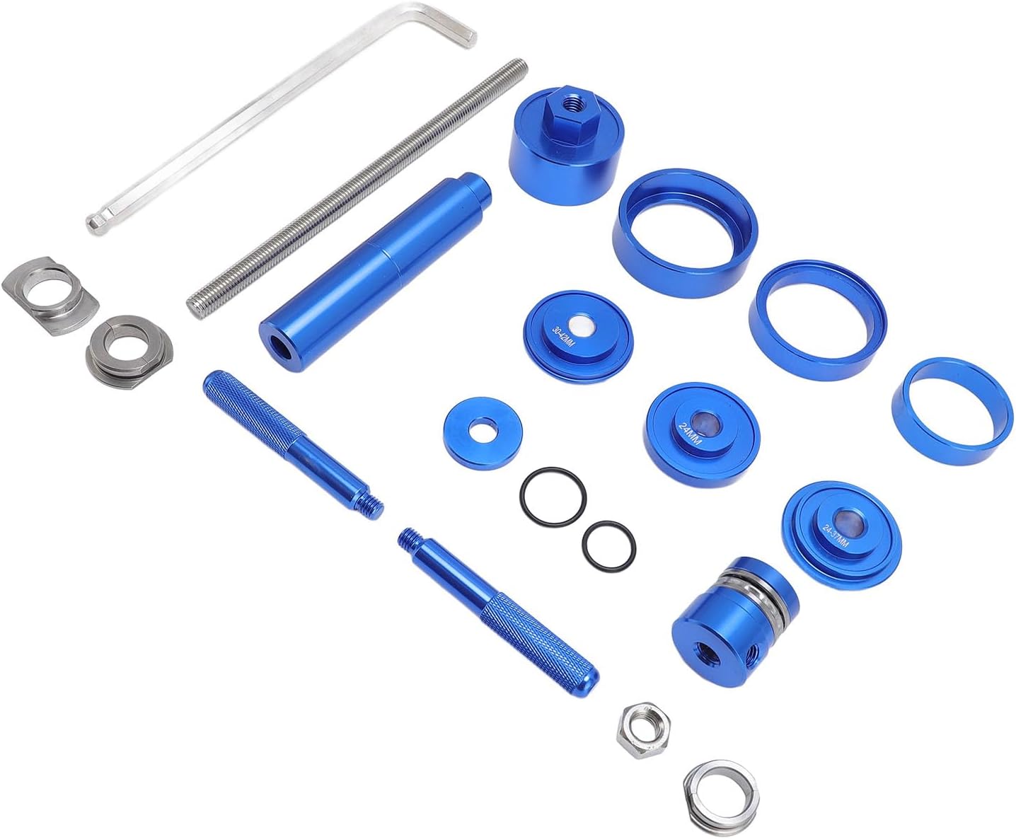 Bike Bottom Bracket Install Removal Tool Kit, Aluminium, for BB86 PF30 92 386 Press Fit, Professional Bike Bearing Removal Tool for Cycling Enthusiasts