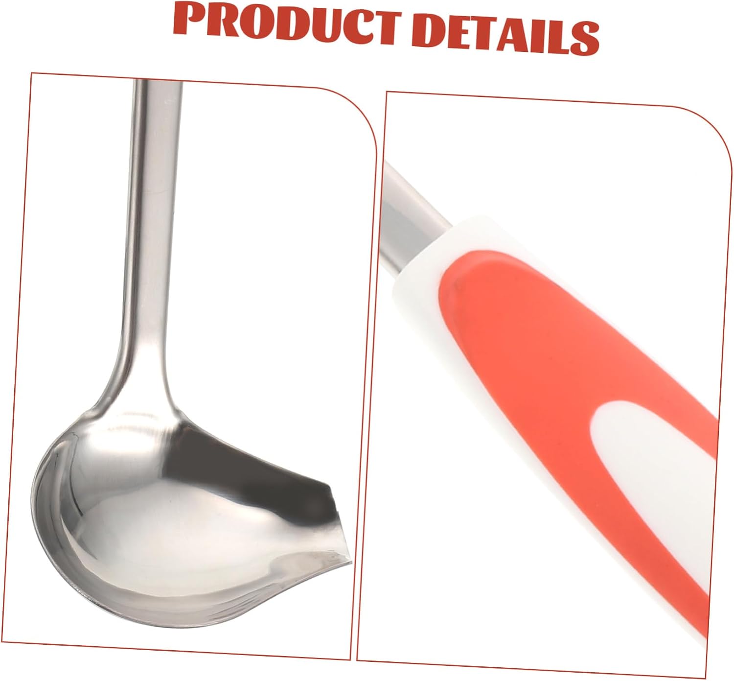 Stainless Steel Gravy Ladle with Ergonomic Anti-skid Handle