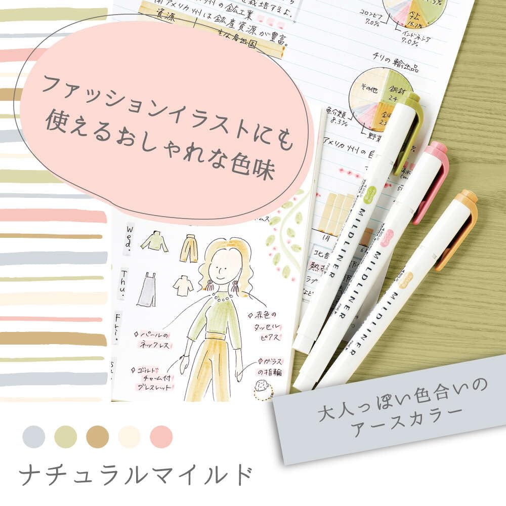 Amazon.co.jp: ゼブラ 蛍光ペン マイルドライナー 40色 ケーキ型ペン