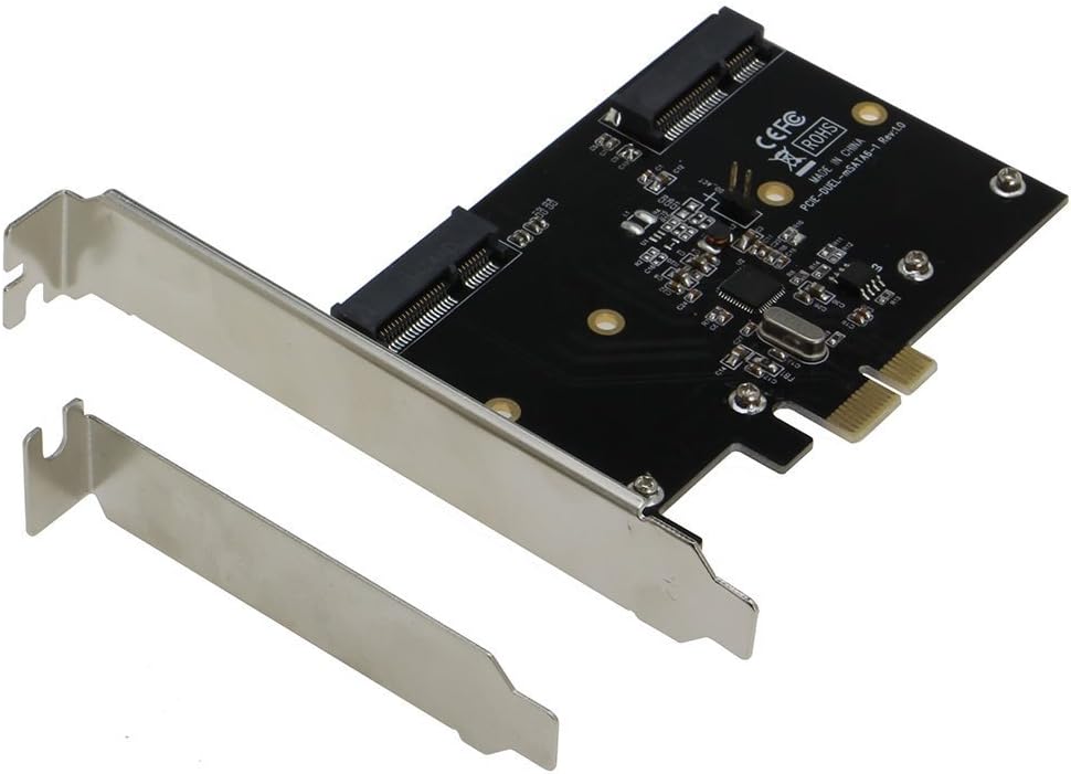 SEDNA PCI-Express-Adaptateur mSATA SSD III (6G) avec équerre low profile (dur non inclus)