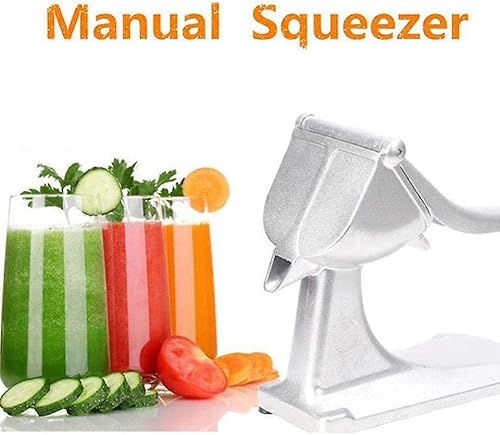 Miniatura 2 de Exprimidor manual de aleación de aluminio, exprimidor manual de frutas cítricas para cítricos, lima, naranja, mango de agarre ergonómico, exprimidor
