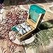Unique handmade ring box with 2 ring slots, sparkling under the sunlight, perfect for an outdoor wedding. (green)