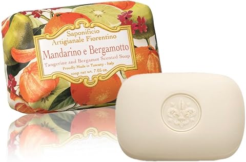 Saponificio Artigianale Fiorentino Sabun 200 Gr (7) - Tangerine And Bergamot