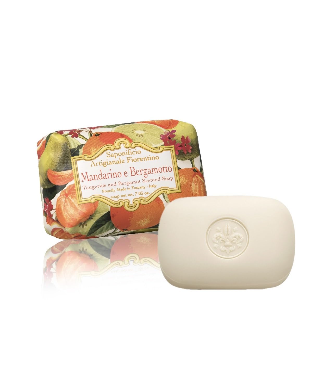 Saponificio Artigianale Fiorentino Sabun 200 Gr (7) - Tangerine And Bergamot