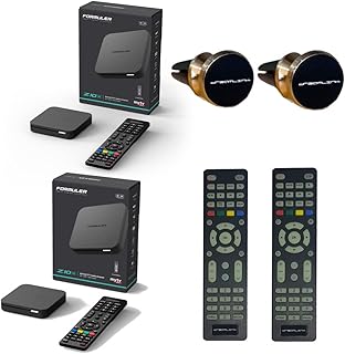 Package of 2 - Formuler Z10 SE Android 10 Single Band WiFi 2GB Ram 4GB ROM 4K + Extra Magnetic Car Mount + Extra Luminous Remote Control Pack of 2