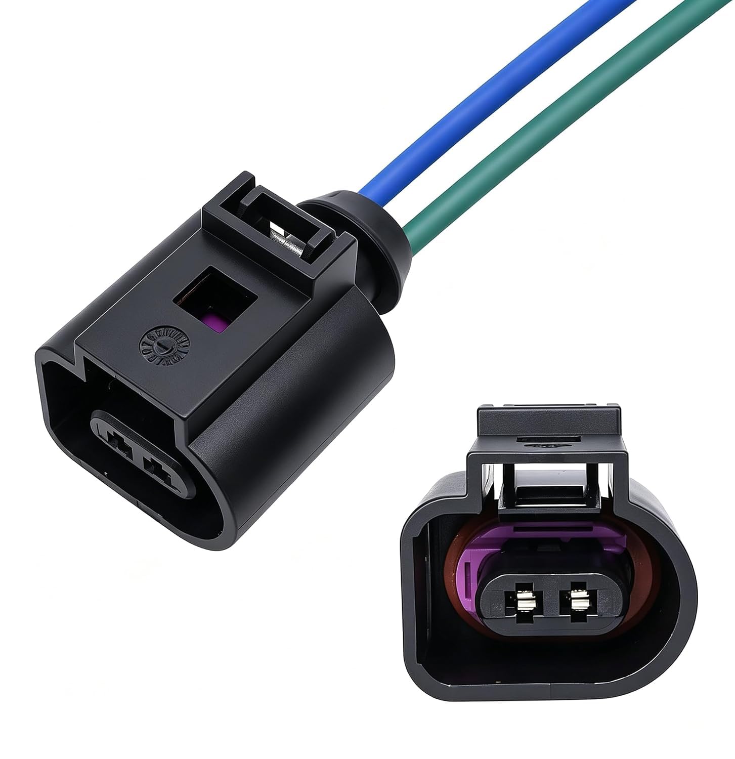 RJFAMM 2 Pin Automotive Electrical Connector Pigtail Wiring Harness | OEM 1J0 973 702 | Waterproof Female Plug Socket with Pre-Wired Leads | Replacement for VW, Audi, Skoda & SEAT-picture-23