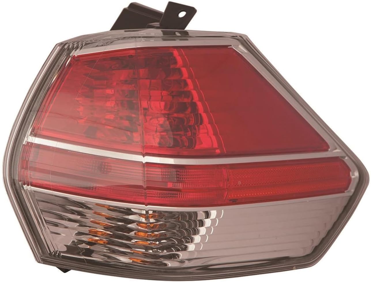 HEADLIGHTSDEPOT Right Passenger Side Tail Light Compatible With 14-16 Nissan Rogue CAPA Certified