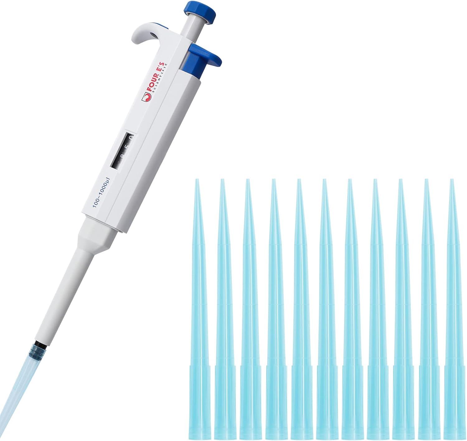 FOUR E'S SCIENTIFIC 1001000ul SingleChannel Pipettor with