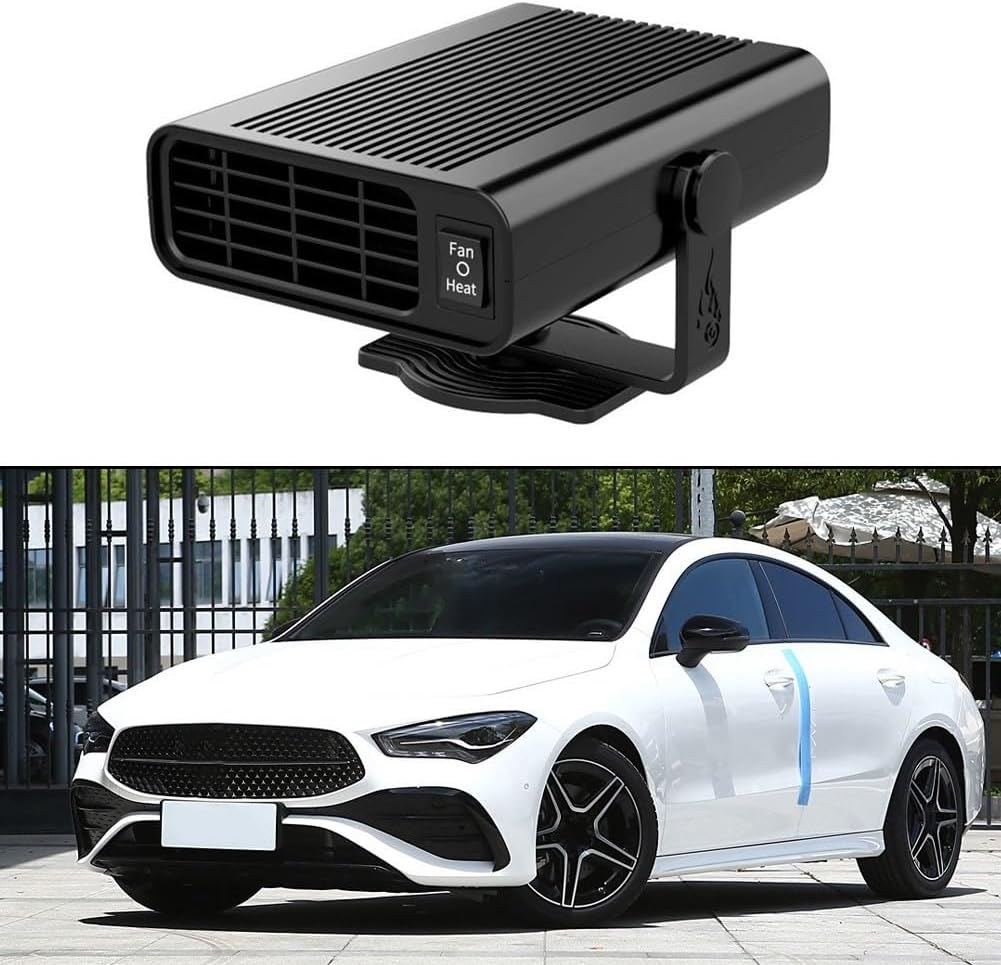 Car Heater Fan Defroster Demister Portable for Car Truck Heater Windshield Defogger Enhance Comfort During Winter Drives