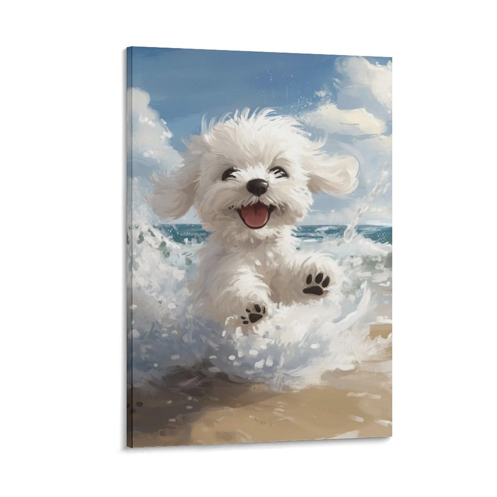 Affiche West Highland White Terrier impression toile premium 30x45