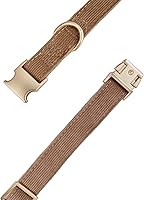 Vista 142 de Collar de Algodón Suave para Perro con Hebilla de Metal Ajustable de Servicio Pesado Cómodo Collares de Pana para Perros Pequeños, Medianos